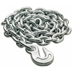 Chain with grab hook for use with RC cylinder series. Suitable for lifting and securing loads in industrial material handling and maintenance applications.