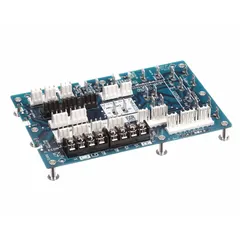 This terminal board is designed for use in HVACR systems to facilitate electrical connections and control signal routing. It serves as a replacement component for Carrier heating, ventilation, air conditioning, and refrigeration equipment.
