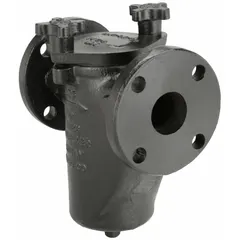 Cast iron basket strainer for water applications. Single type with 4 1/2 in NPT connections. Features a 0.062 in 304 stainless steel screen and Buna-N gasket. Removes debris to protect downstream equipment in piping systems.