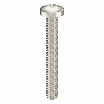 USA INDUSTRIALS Machine Screw: #2-56 Thread Size, 5/8 in Lg, 18-8, Stainless Steel, Plain - Pan Head Machine Screws
