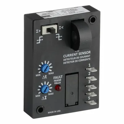 Dayton Adjustable Current Sensing Relay: Surface Mounted, 10 A Current Rating - Surface-Mounted Relays