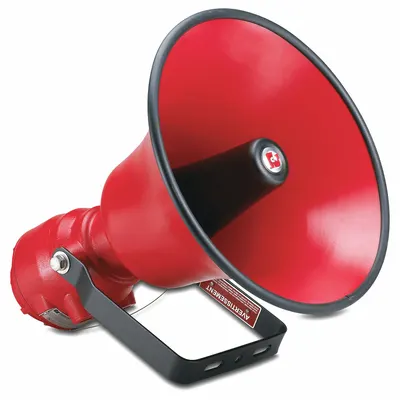 FEDERAL SIGNAL PA AM302X-R 1-Way Horn Speaker, 16 3/4 in W x 18 3/4 in H - Horn Speakers