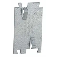 RACO Cable Protection Plate: Steel, Silver, NMSC/Raceway Wire, 0.06 in Overall Dp, 1.5 in Overall Wd (MPN 2712R)