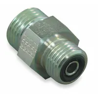 This rigid, straight steel adapter connects hydraulic components with O-Ring Seal (ORS) ports in a male x male configuration. It provides a leak-resistant joint in fluid power systems for industrial machinery and mobile equipment. Fitting size: 3/4 in x 1/2 in