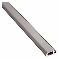 This adjustable concealed screw-mount door perimeter seal is made of black EPDM, measuring 7 ft in length and 1 3/16 in width. It installs via screw-in mounting to seal gaps around doors, blocking drafts, dust, and moisture. Suitable for commercial or industrial door applications