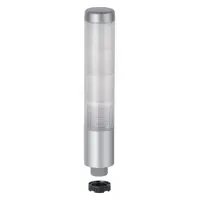 WERMA Tower Light Assembly: 4 Tier, Green/Red/White/Yellow, Sounder Tier Included, 209 mm Overall Ht (MPN 69944075)