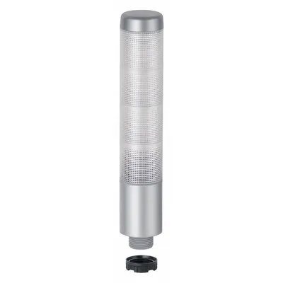 WERMA Tower Light Assembly: 4 Tier, Green/Red/White/Yellow, Sounder Tier Included - Four-Tier Tower Light Assemblies