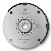 FEIN Oscillating Tool Blade: 4 in Blade Wd, 4 in Overall Lg, Long Straight Cut, Wood (MPN 63502176210)