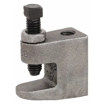 NVENT CADDY Beam Clamp: Cast Iron, 950 lb Load Capacity - C-Clamp Style Beam Clamps