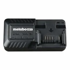 Single-port charger for 14.4V, 18V, and 36V DC batteries. Operates on 110-120V AC input. Suitable for recharging batteries in power tool applications.