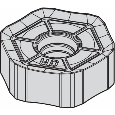 WIDIA Hexagon H Indexable Milling Inserts, MPN 3564085 - Machining