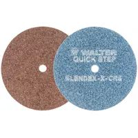 WALTER SURFACE TECHNOLOGIES Hook-and-Loop Surface Conditioning Disc: 4 1/2 in Dia, Aluminum Oxide (MPN 07R450)