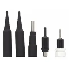 Non-rejection block-style in-line fuse holder for Class CC and midget fuses. Rated 600 V AC and 600 V DC, single pole. Used in industrial control panels, motor circuits, and power distribution systems for overcurrent protection.