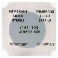 Sterile membrane filter made of mixed cellulose esters with 0.45 µm pore size. Used for laboratory filtration of aqueous solutions, microbiological analysis, particle removal, and sample preparation