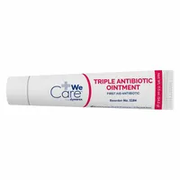 This topical antibiotic ointment is formulated for first aid treatment of minor cuts, scrapes, and burns. Each 0.5 oz tube contains Bacitracin Zinc and Polymyxin B Sulfate (5000 units) as active ingredients. The alcohol-free ointment is supplied in a bulk-unitized tube suitable for industrial first aid kits