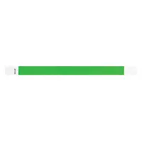 ID Wristband: No Legend, 10 in Overall Lg, 3/4 in Overall Wd, Tyvek®, Green, 500 PK (MPN T3-01)