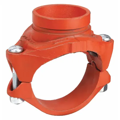 GRUVLOK 4 in x 2 in x 2 in Outlet Pipe Clamp - Outlet Pipe Clamps