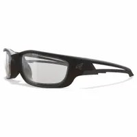 EDGE EYEWEAR Safety Glasses: Clear Lens, Full-Frame, Metal Detectable, Black Frame, Kazbek XL Series (MPN SK-XL111)