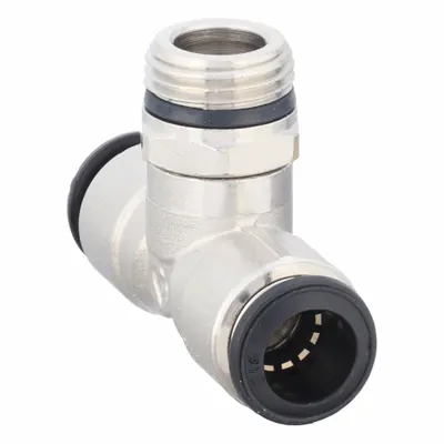 AIGNEP USA Nickel-Plated Brass Tube Fitting - Nickel-Plated Brass Tube Fittings