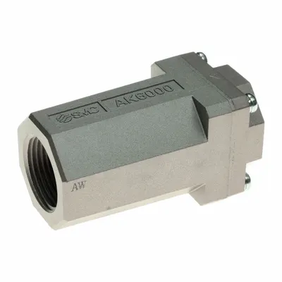 SMC AK6000-N10 Pneumatic Check Valve, 1 in NPT, 1 MPa Max Pressure - Pneumatics