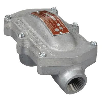 APPLETON ELECTRIC Pulling Elbow: Iron, Chromate Coated/Electroplated/Powder Coated, 1/2 in Trade Size - Pulling Elbows