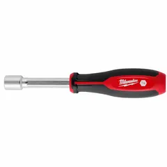 Straight, standard hollow hex nut driver from the HollowCore™ series. Designed for SAE fasteners without a magnetized tip, suitable for industrial assembly, maintenance, and repair tasks where avoiding metal debris attraction is required.
