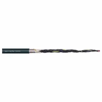 CHAINFLEX Control Cable: 18 AWG, 25 Conductors, Order by the Foot, TPR Jacket, 1,000 V (MPN CF10-UL-07-25)