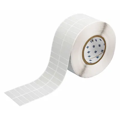 BRADY Pre-Cut Label Stock Roll: Tamper Indicating, 1/2 in x 1 1/2 in, 1/2 in - Brady VOID Footprint Tamper-Indicating Precut Label Rolls