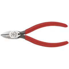 Straight, narrow diagonal-cutting pliers with 3/4 in jaw length and 5/8 in jaw width. Overall length 5 1/8 in. Suitable for cutting music wire in electrical and general industrial applications where access is limited.