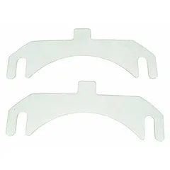 Tabbed slotted shim for precision alignment and gap filling in industrial machinery. The slotted design allows installation without full disassembly. Type 2 configuration with 1/32 in shim length.