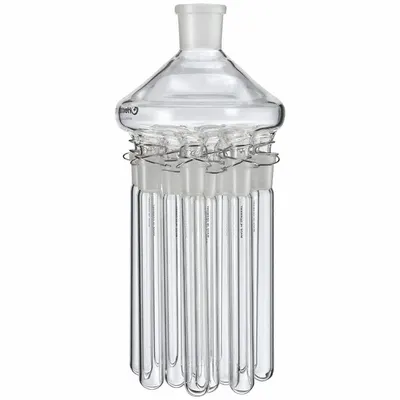 HEIDOLPH 20 mL Round Glass Distilling Flask, 24/40 Stopper Size - Glass Distilling Flasks