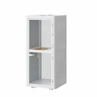 FLEXISPOT Workspace Pod: Quick Install Solo Pro, 1 Seating Positions, White, Aluminum, 35 in (MPN EP1FW-KIT)