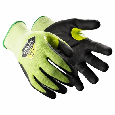 HEXARMOR Safety Gloves: 3XL ( 12 ), ANSI Cut Level A9, Palm, Dipped, Nitrile, Smooth - Extreme-Duty Cut-Resistant Gloves with Foam Nitrile Coating