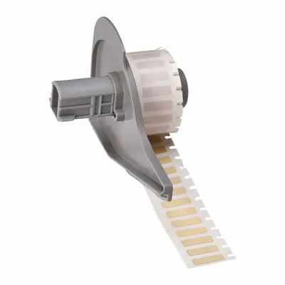 BRADY Pre-Cut Label Stock Roll: 13/64 in x 21/32 in, 21/32 in x 13/64 in, Polyimide - Brady Precut Label Rolls