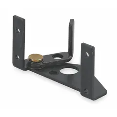 Handle padlock attachment for Square D Q2 and FY circuit breakers. Enables locking of the breaker handle to prevent unauthorized operation. Used in lockout/tagout procedures for electrical maintenance.