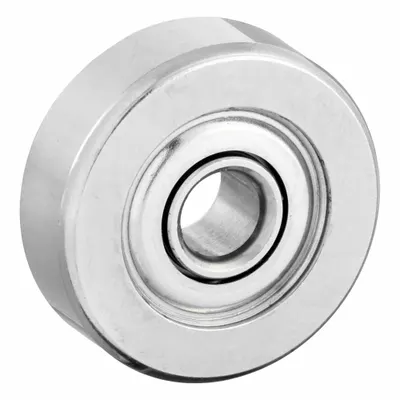 EZO Miniature Ball Bearing: R2A, Dbl Shield, 1/8 in Bore, 1/2 in OD, 0.172 in Wd - High-Precision Radial Ball Bearings