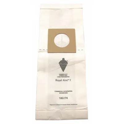 OEM APPROVED VENDOR Upright Vacuum Bag, Dry, Paper, 2-Ply, Standard - Upright Vacuum Bags