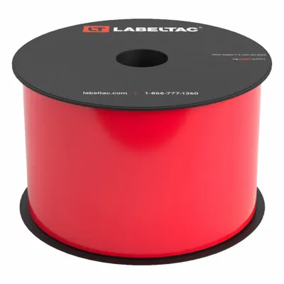 CREATIVE SAFETY SUPPLY LabelTac Thermal Transfer Continuous Label Roll - LabelTac Thermal Transfer Continuous Label Rolls