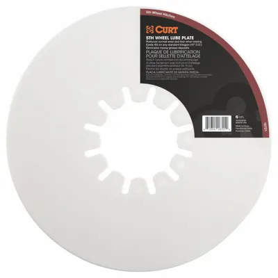 CURT Fifth Wheel Lube Plate, 10 in Overall Lg, 1/2 in Overall Ht, 16721 - Fleet and Vehicle Maintenance