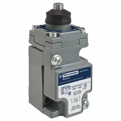 Side-mount limit switch head without lever, designed for momentary contact actuation. Intended for use with 9007C series limit switches to detect position or presence in industrial automation applications such as machinery, conveyors, and packaging equipment.