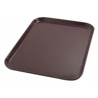 CARLISLE DINEX Tray: 20 in Overall Lg, 15 in Overall Wd, Burgundy, 1 Compartments, Red (MPN DX1089M61)