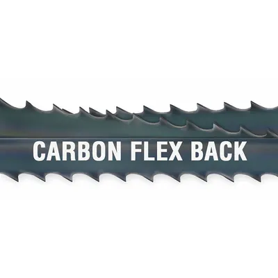 MORSE ZHEDR10-5'8" Band Saw Blade, 5 ft 8 in, Flex Back, Carbon Steel - Wood-Cutting Blades for Curved Cuts
