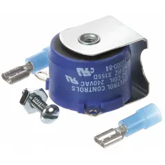 Replacement buzzer for Garland Manufacturing ovens. Provides an audible alert to signal the end of a cooking cycle or a temperature condition. Suitable for use in commercial kitchen environments.