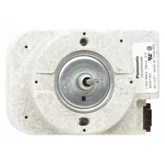 This evaporator fan motor is a replacement part for refrigerators and freezers. It circulates cold air within the appliance to maintain consistent temperature. The motor is designed for use in Whirlpool-brand units.