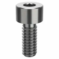 Socket Head Cap Screw: 1/4"-20 Thread Size, 5/8 in Lg, Std, Plain, Stainless Steel, 18-8 (MPN ZSQ60114C10)