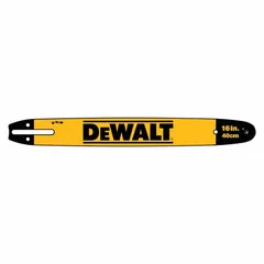 This replacement bar is designed for use with DEWALT chain saws. It features a 16-inch length, 3/8-inch pitch, and 0.05-inch gauge. Suitable for cutting wood in forestry, landscaping, and construction applications.