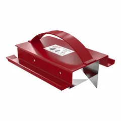 This duct knife is designed for cutting sheet metal and ductwork. Its 6 3/4-inch length provides control for scoring and slicing in confined spaces. Commonly used in HVAC fabrication and installation tasks.