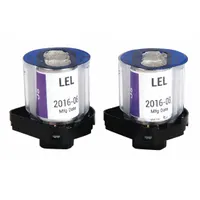 Replacement sensor for the Radius BZ1 series, designed to detect combustible gas in the range of 0 to 100% LEL. This 2-year sensor is used in industrial safety applications for monitoring flammable gas leaks in environments such as refineries, chemical plants, and confined spaces