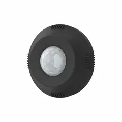 Motion sensor for bay lights, designed for industrial lighting controls. Measures 2 1/4 in wide. Suitable for field installation or as an embedded option in industrial luminaires to detect occupancy and control lighting.