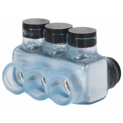 POLARIS Multitap Connector: 3 Port, Double-Sided Entry, 6 AWG – 250 kcmil Wire Size - Dry-Location Double-Sided Entry Multitap Connectors